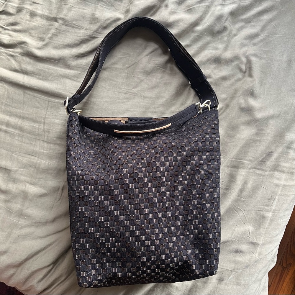 Rothy's Black and Brown Crossbody Bag